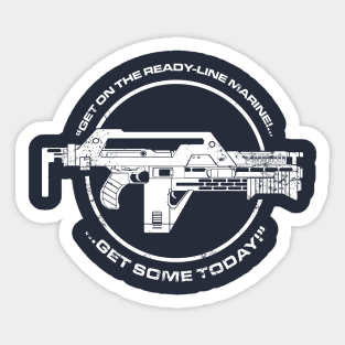 Aliens: Get on the Ready Line Marine!! Sticker